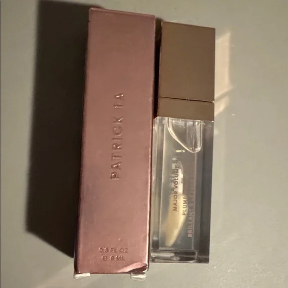 Patrick Ta Major Plumping Lip Gloss — Clear - New in Box - Picture 2 of 3